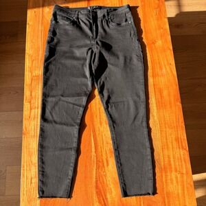 Kut from the Kloth Women's Donna High Rise Skinny Black Pants Size 12